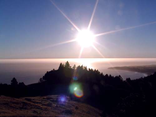 Sunset from Mt. Tam