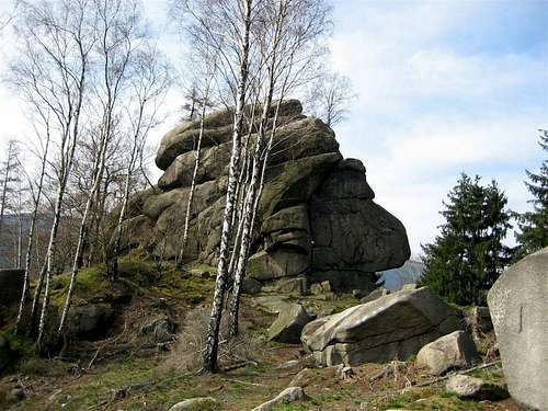 Treppensteinklippe (Käste cliffs)