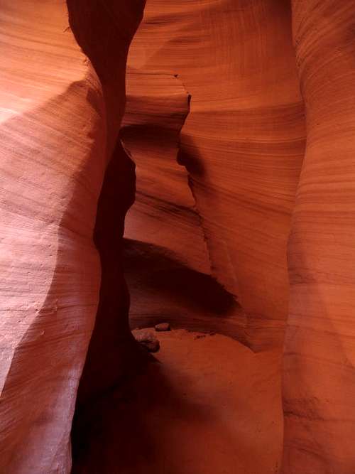 Red Walls within the Canyon