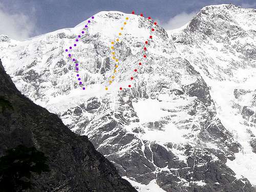 Parrotspitze and its routes