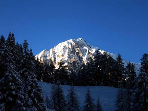 The mont Blanc seen...