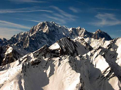 Mont Blanc massif...