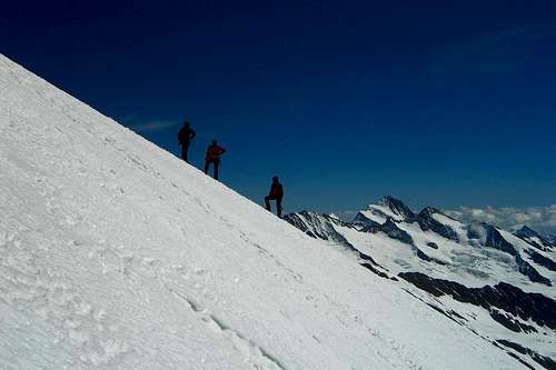 Summit flank of Jungfrau