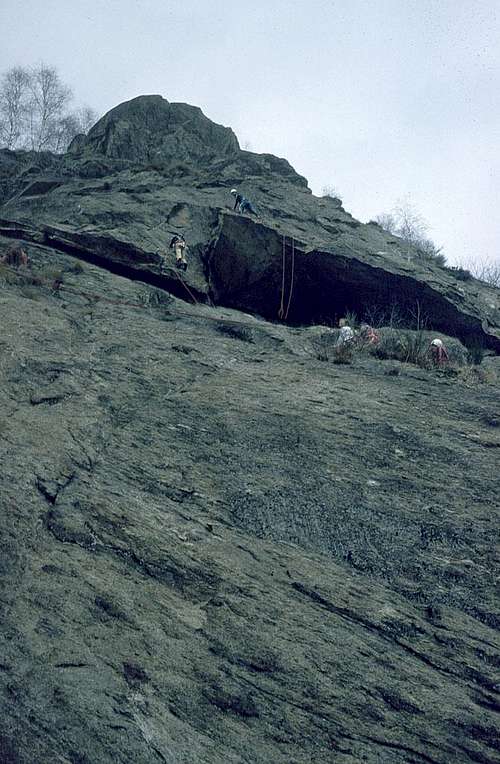 Traversella - rock climbing area