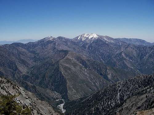 Mt. Baldy From the Climb to Baden-Powell