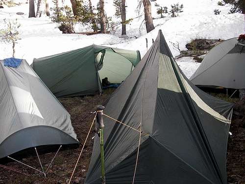 Crowded Campsite