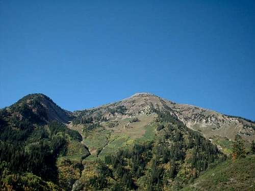Box Elder Peak as seen from...