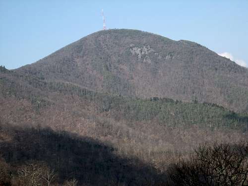 Mt. Pisgah from just north on the parkway