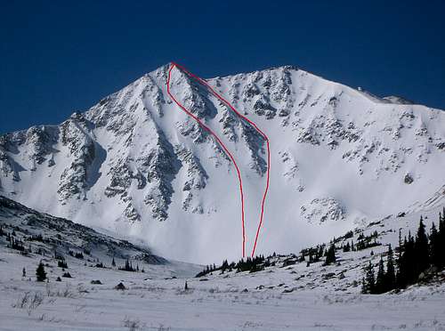 Sayres Benchmark's North Couloirs