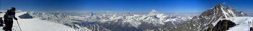 Summit Panorama to Matterhorn