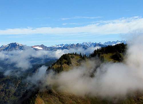 Pickett Range from Sauk Mountain