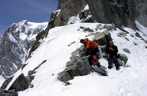 Il Monte Bianco di Courmayeur dal Colle d'Entrèves