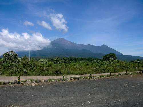 Mount Meru  from the Ngongongare Gate