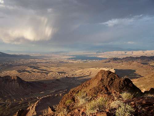Cloud formations over Lake Mead