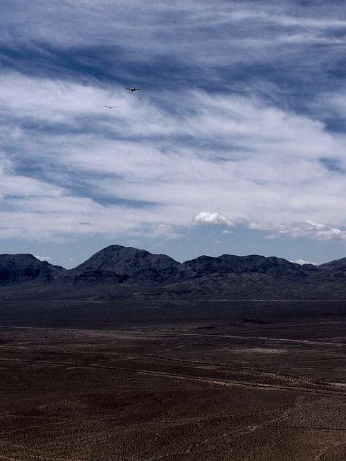 Devil Peak seen with a Glider