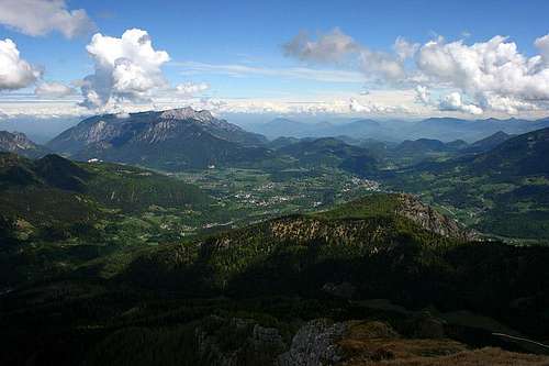 Berchtesgaden between it's mountains