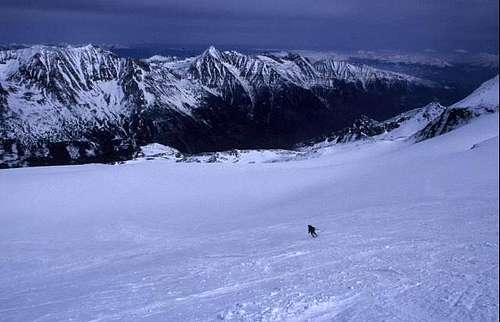 ski descent - Hochalmkees