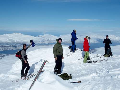 Tromsdalstind summit shot