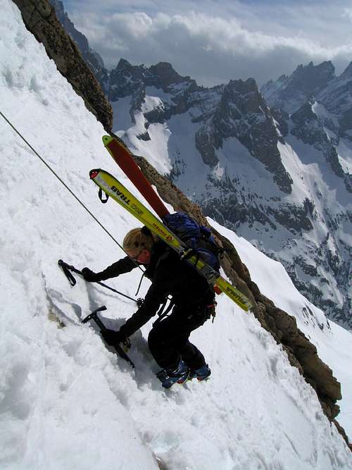 Skiing in the Ecrins