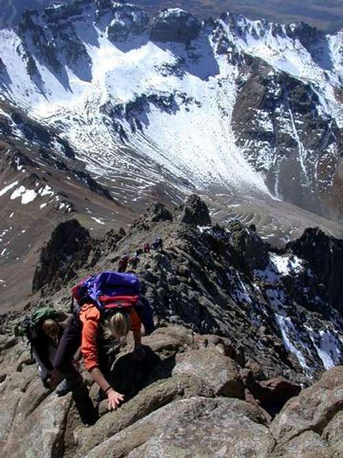 Finishing the South Ridge...