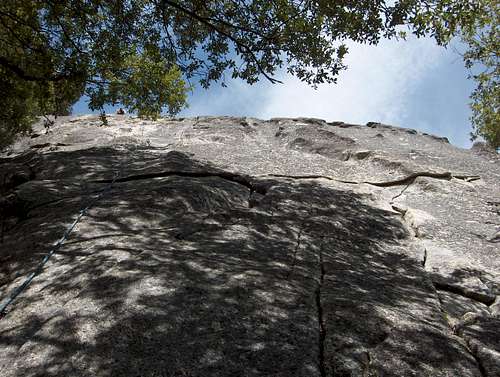 Looking Up Knob Hill (5.7- 5.10a)