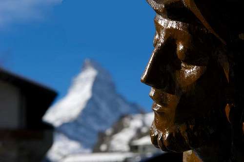 Matterhorn and Statue