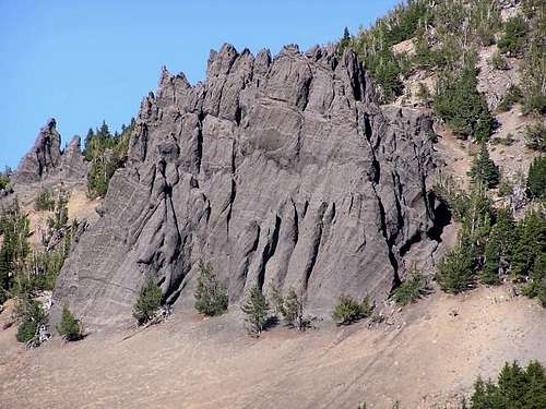 Castle-looking formation on...