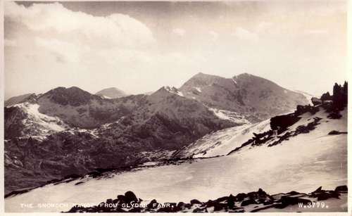 Snowdon from Glyder Fawr circa 1930