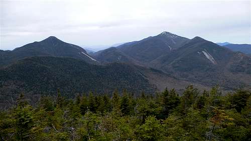 Colden, Algonquin and Wright from Phelps Mt.
