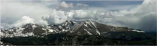 The great Longs Peak Massif