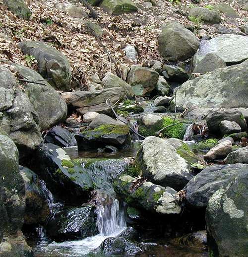 Stream on the North side of Sugarloaf