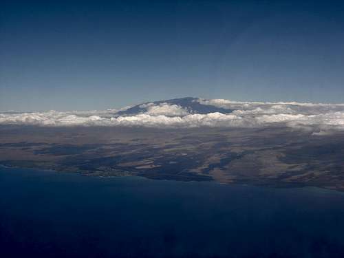 Mauna Kea from the air