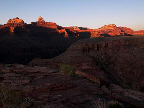 Sunset from Plateau Point