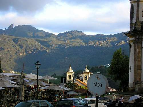 Ouro Preto city and Itacolomi's