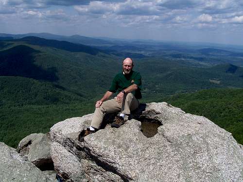 Dad on the Summit of Old Rag