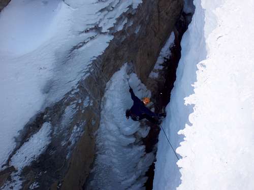 Ouray Ice Climbing, My partner in crime Jason Walton