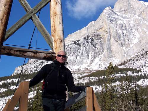 Ice Man Jerry Van enjoying Canada for its Ice climbs and scenery