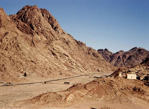 Entering St. Catherine on Sinai