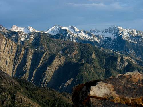 Alpine Ridge peaks from Mt. Olympus