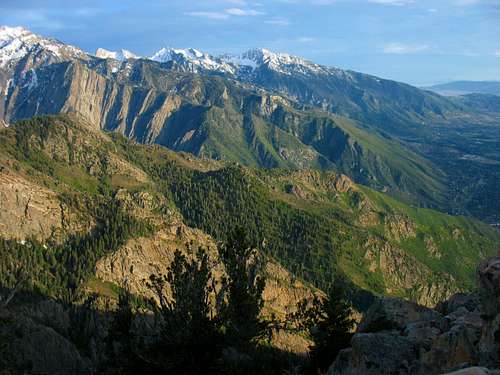 Peaks over Salt Lake Valley