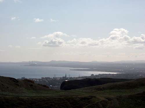 Edinburgh and the Firth of Forth, viewed from Arthur's Seat