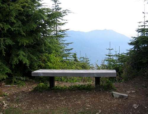 View bench near the top