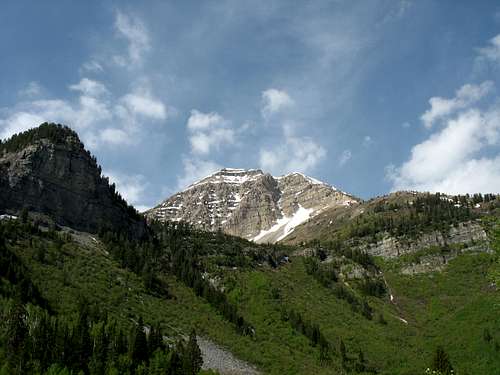 North Timpanogos from the Great Western Trail