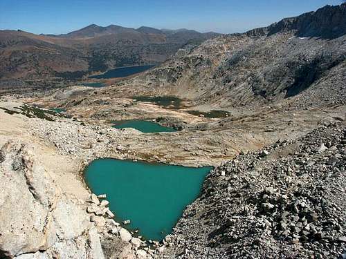 Conness Lakes from near the...