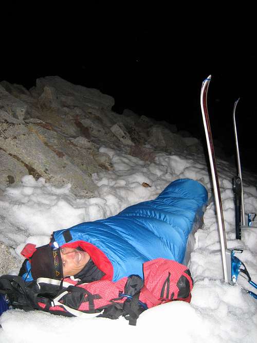 Pfeifferhorn - Joe bivy on summit