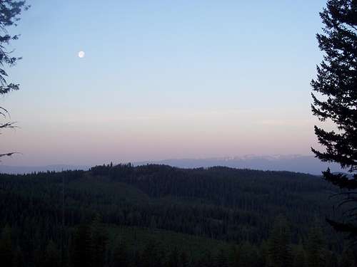 Moon over the Elkhorn Mountains