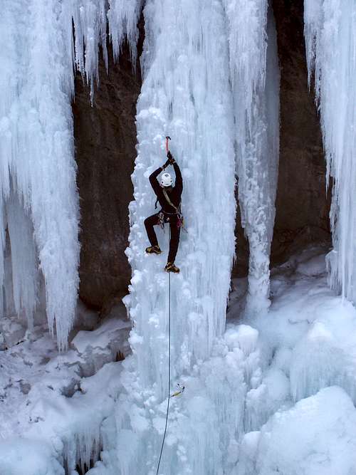 Ice climbing at its finest  in Ouray