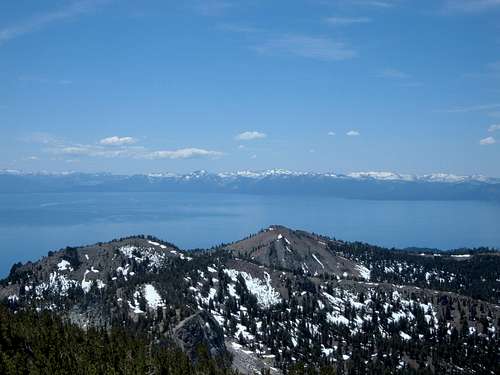 Lake Tahoe from the summit