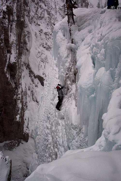 CD climbing in Ouray