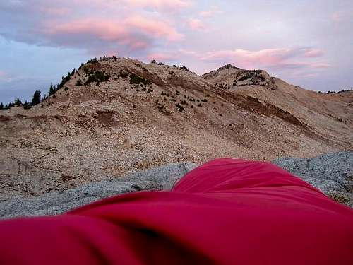 Waking up in the bivy sack...